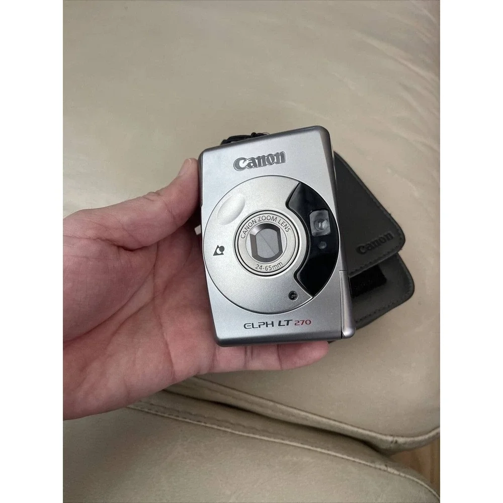 Canon Elph LT 270 AF point and shoot APS film camera w/flash -not Tested ,c1